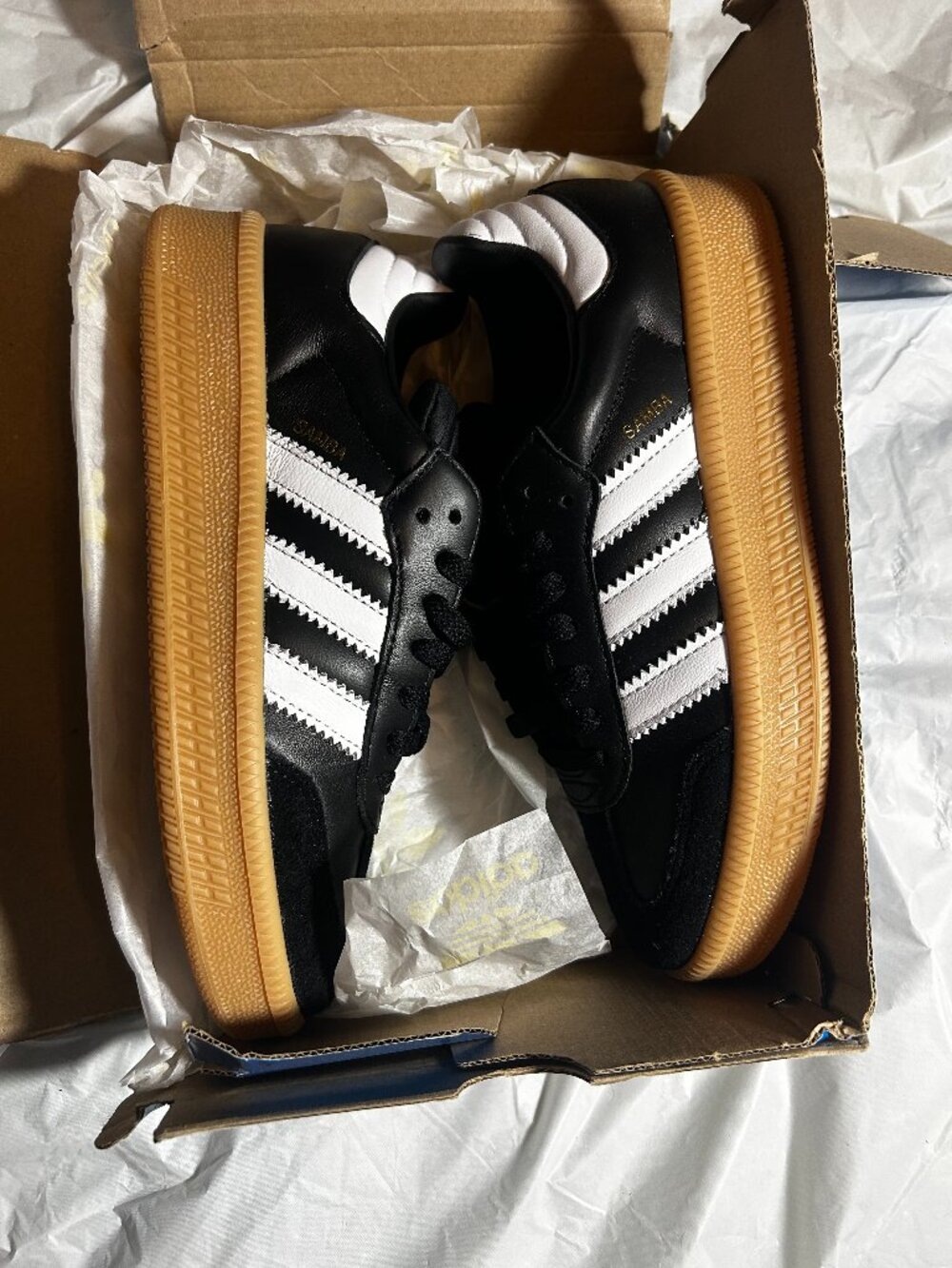 Adidas Samba XLG Black White Gum Size 06 Men/Boys size 06 Womens size 08 G